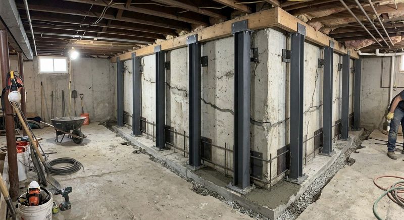 Basement Stabilization in Matawan, NJ