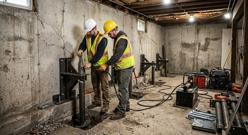 Basement Underpinning in Matawan, NJ