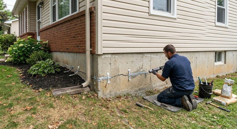 Cracked Foundation Repair in Howell, NJ