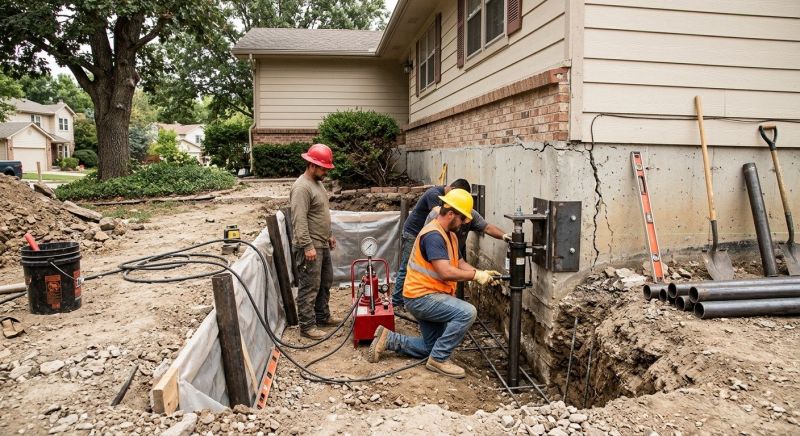 Cracked Foundation Repair in Orange, NJ