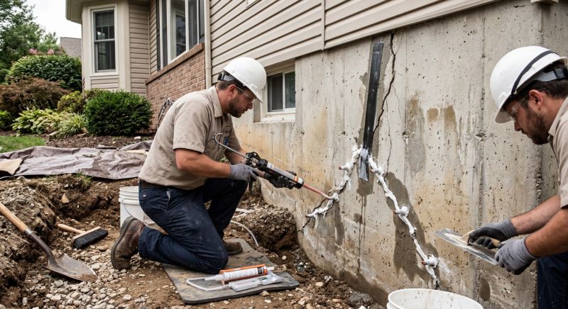 Cracked Foundation Repair in Orange, NJ