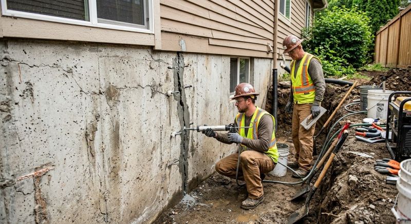 Cracked Foundation Repair in Princeton, NJ