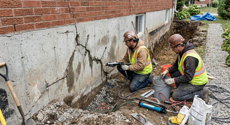 Cracked Foundation Repair in Princeton, NJ