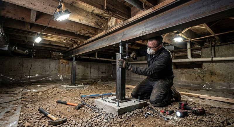 Crawlspace Structural Repair in Matawan, NJ