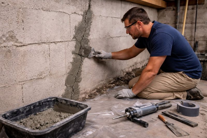 Foundation Crack Repair in South Amboy, NJ