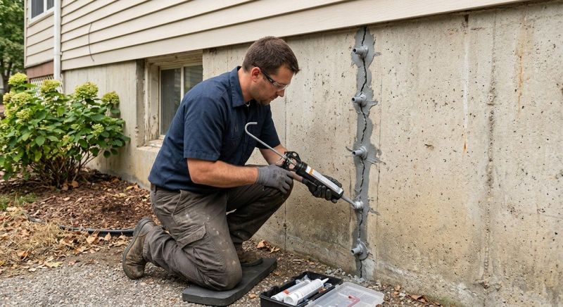Foundation Crack Sealing in Matawan, NJ