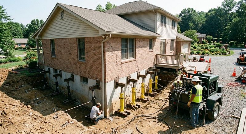 Foundation Jacking in Asbury Park, NJ