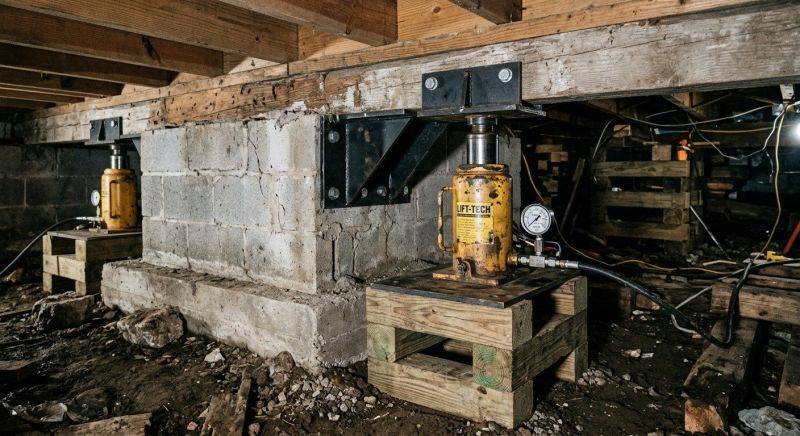 Foundation Jacking in Howell, NJ