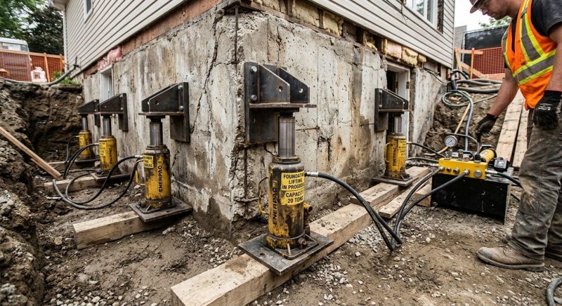 Foundation Jacking in Millburn, NJ