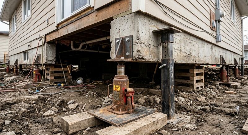 Foundation Lifting in Edison, NJ