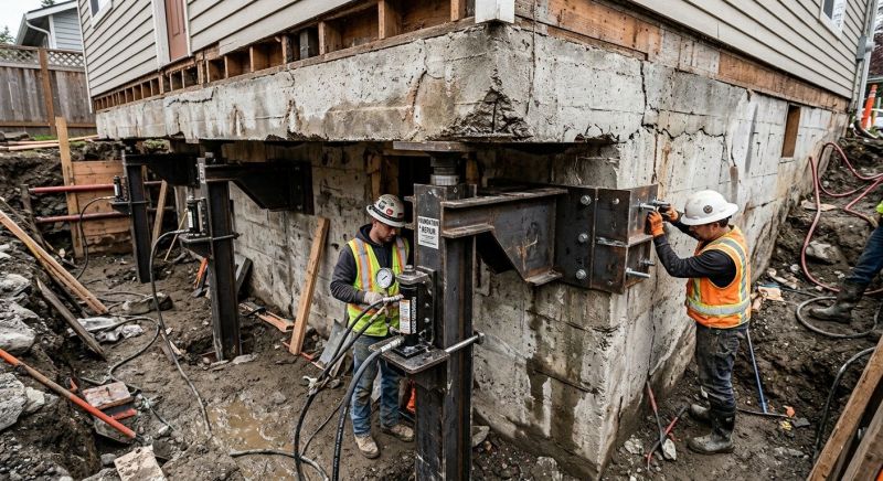 Foundation Lifting in Elizabeth, NJ