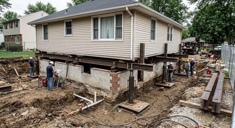 Foundation Lifting in Middlesex County, NJ