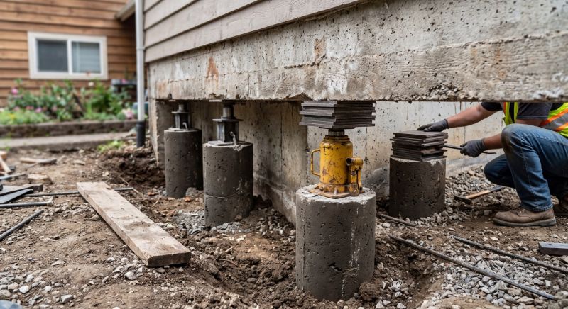 Foundation Pier Leveling in Matawan, NJ