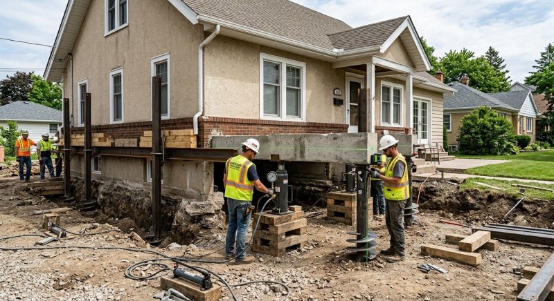 Foundation Releveling in Matawan, NJ