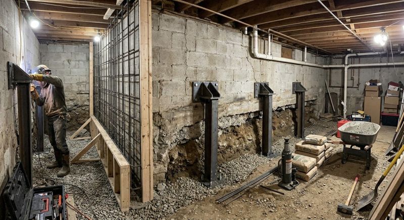 Foundation Stabilizing in Bayonne, NJ