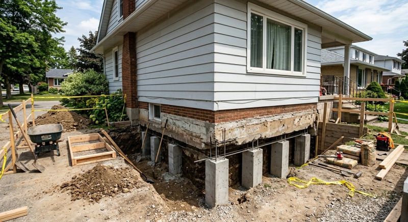 Foundation Underpinning in Matawan, NJ