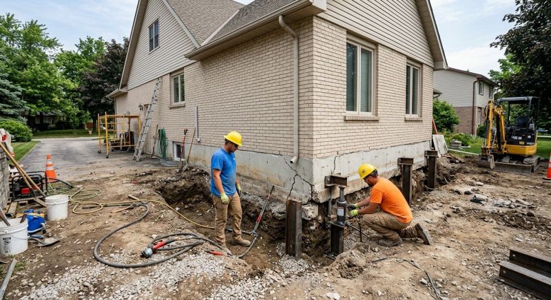 Helical Pile Installation in Matawan, NJ