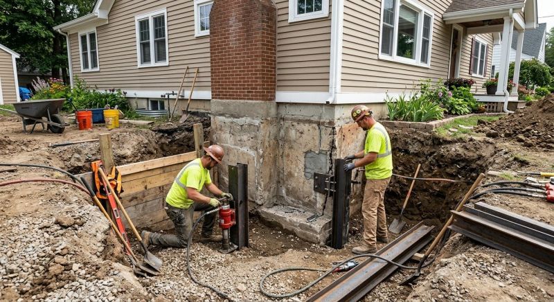 House Foundation Repair in Perth Amboy, NJ