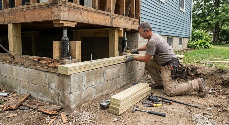 House Foundation Repair in Rahway, NJ