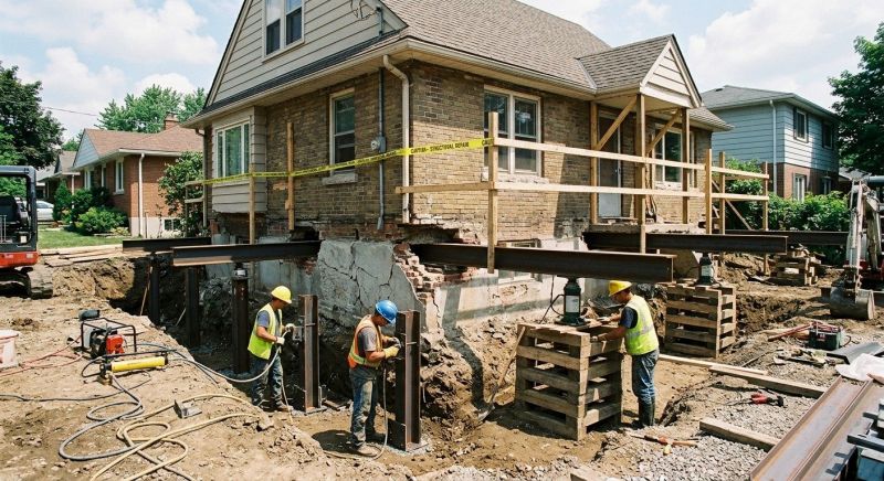 House Foundation Repair in Stirling, NJ