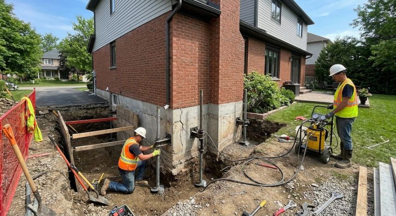 House Underpinning in Matawan, NJ