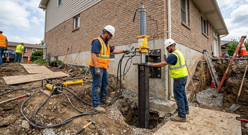 Settling Foundation Service in Hightstown, NJ