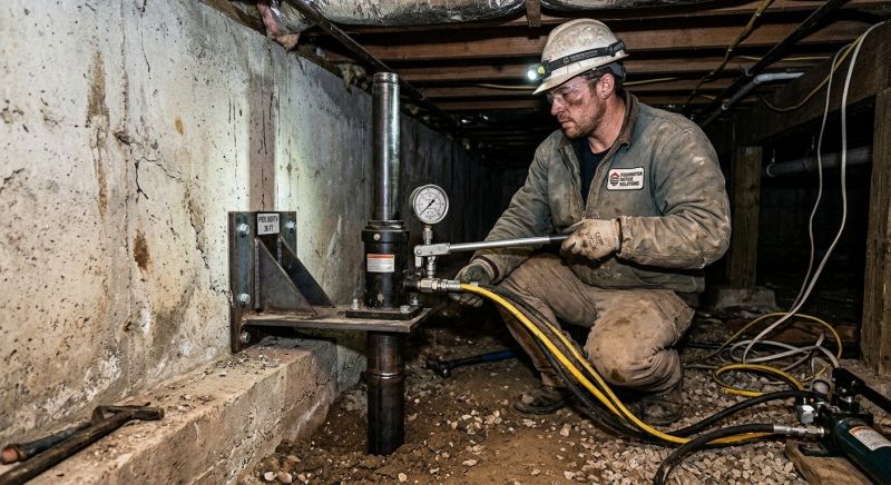Settling Foundation Service in Mercer County, NJ