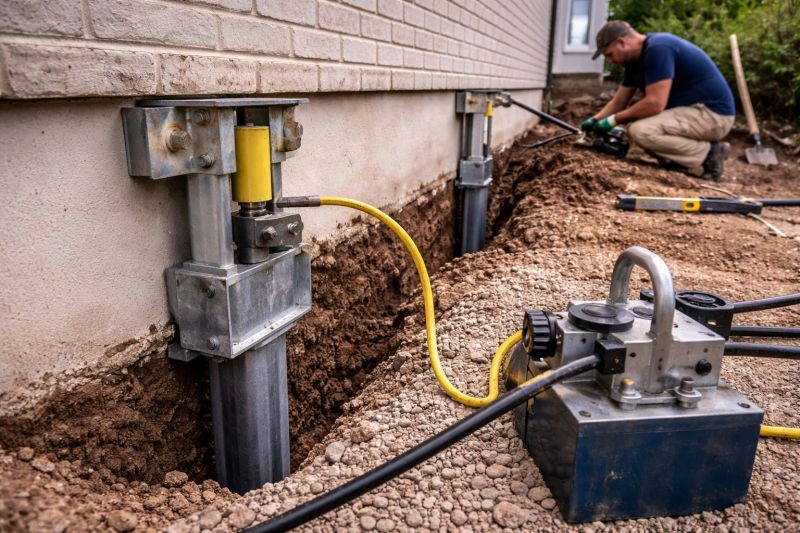 Sinking Foundation Repair in New Brunswick, NJ