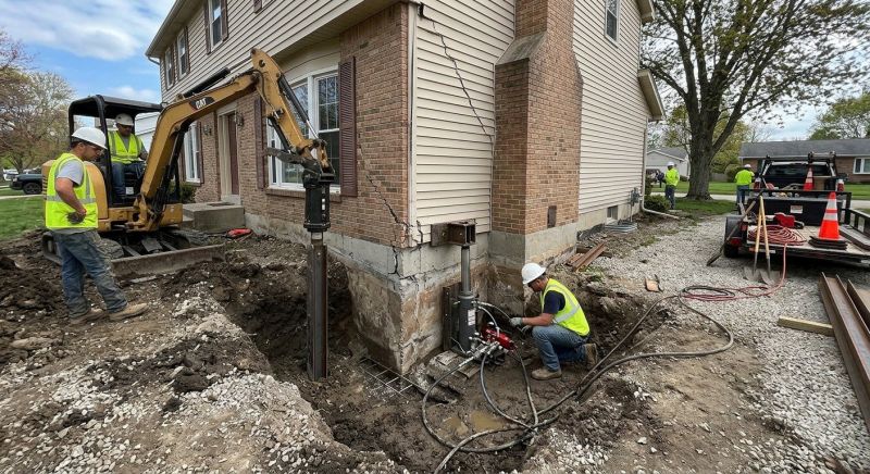 Sinking Foundation Repair in Rumson, NJ