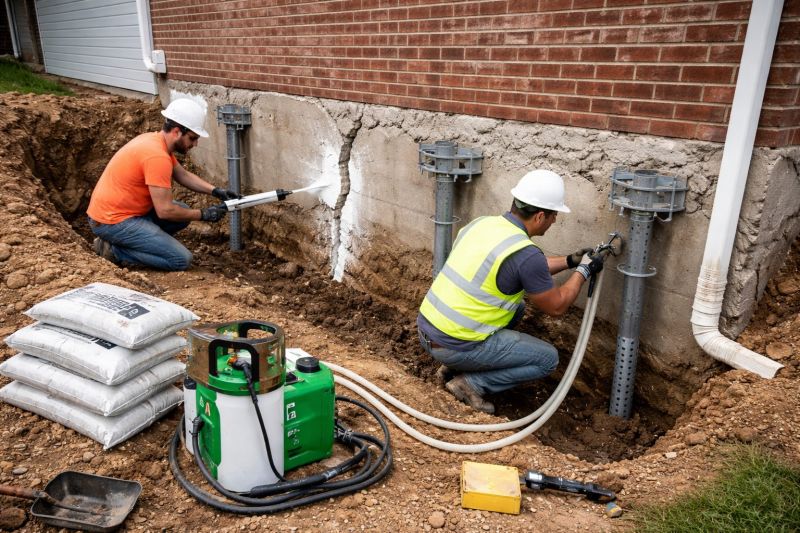 Structural Foundation Repair in Stirling, NJ