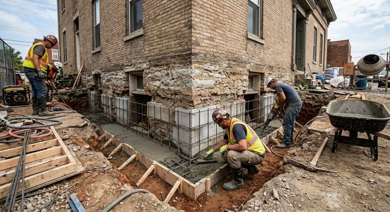 Structural Underpinning in Matawan, NJ
