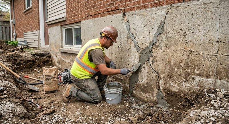 Foundation Crack Repair in Scotch Plains, NJ