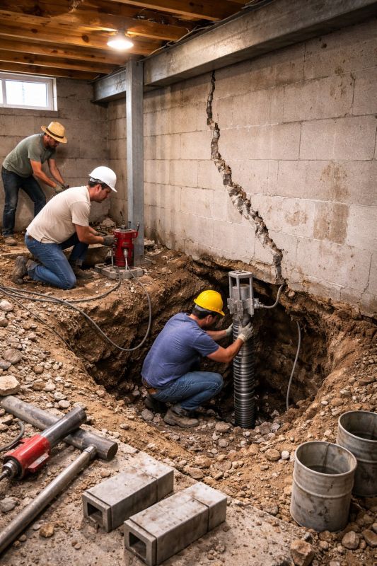 Foundation Structural Repair in Perth Amboy, NJ