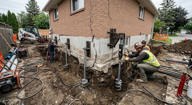 Sinking Foundation Repair in Red Bank, NJ