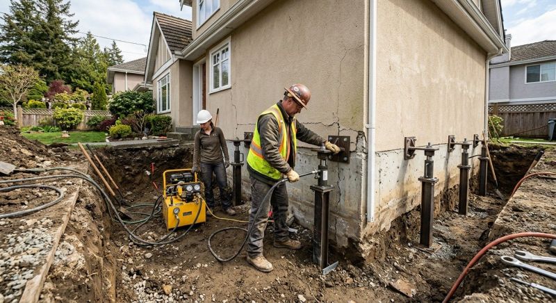 Sinking Foundation Repair in West Long Branch, NJ
